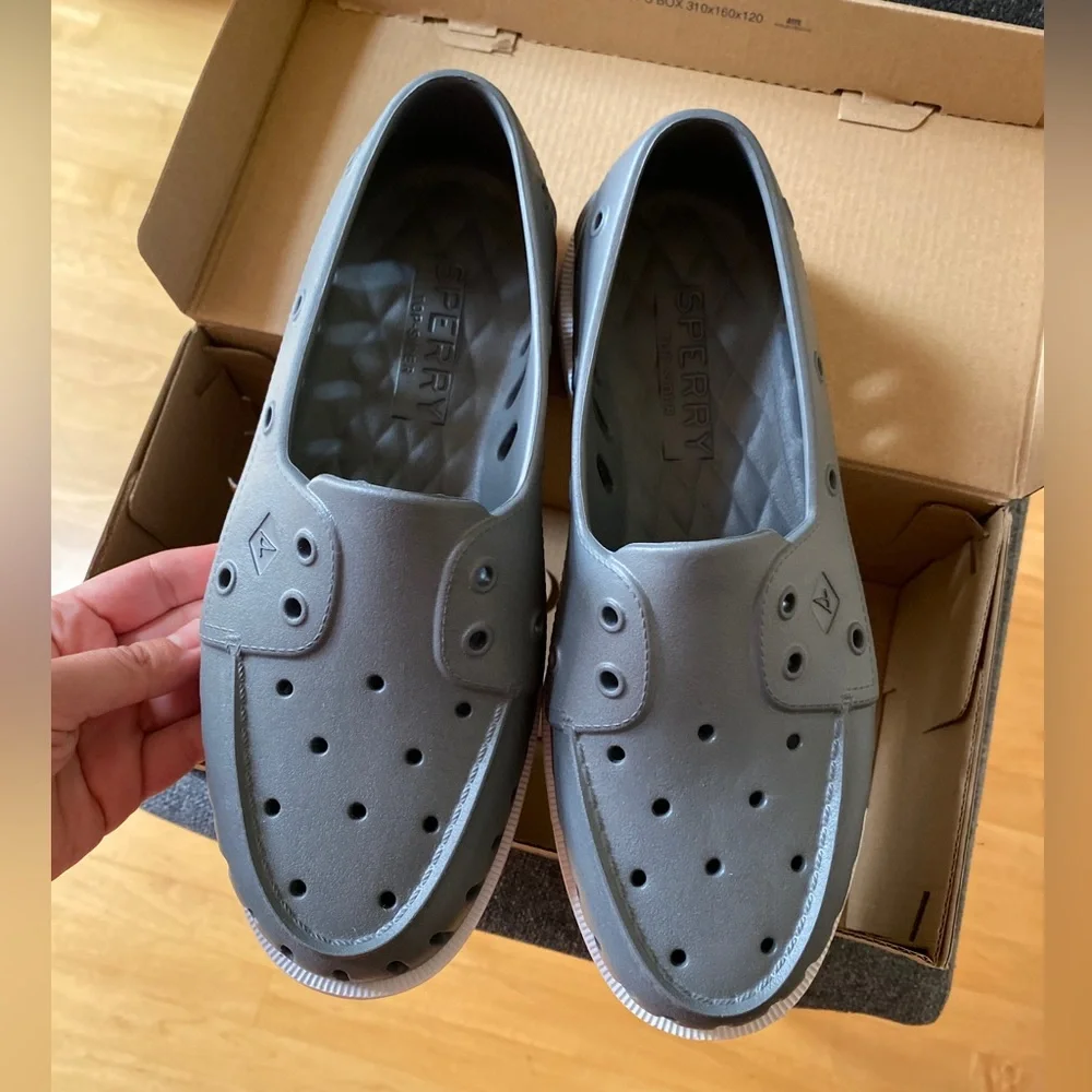 SPERRY Top Sider Men's Grey EVA Boat Shoes